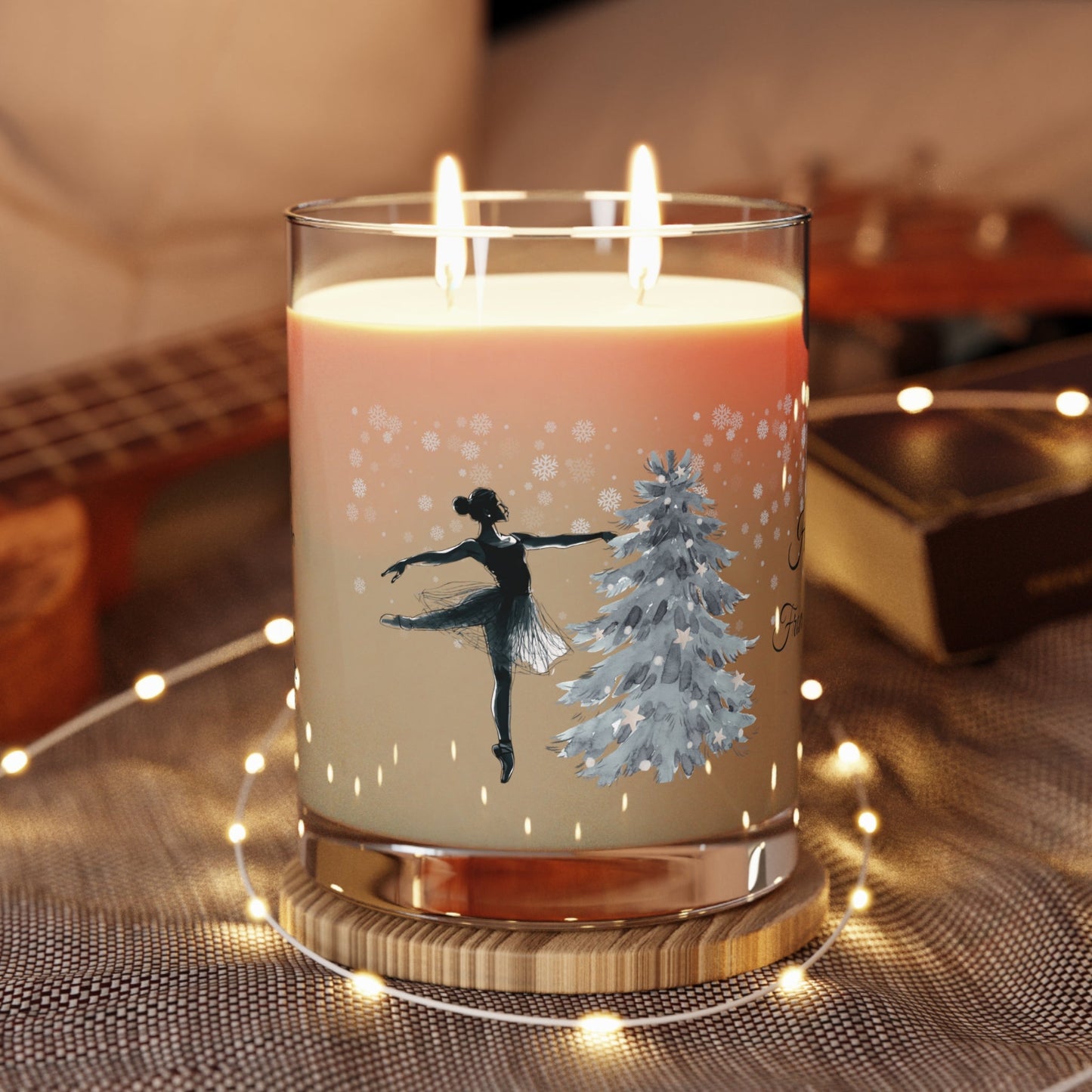 Dance Teacher Scented Message Candle - Full Glass, 11oz personalized gift for dance teacher| dance teacher gifts
