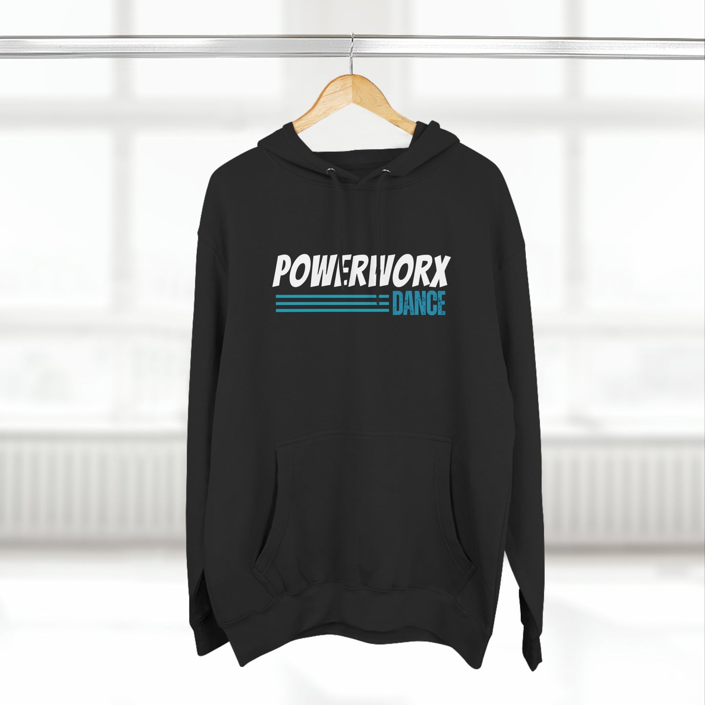 PWD | Adult Unisex Fleece Hoodie| Powerworx 3 lines