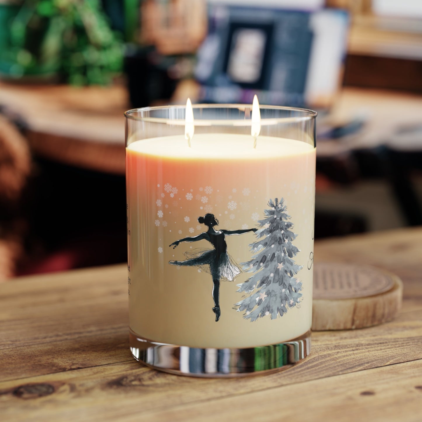Dance Teacher Scented Message Candle - Full Glass, 11oz personalized gift for dance teacher| dance teacher gifts
