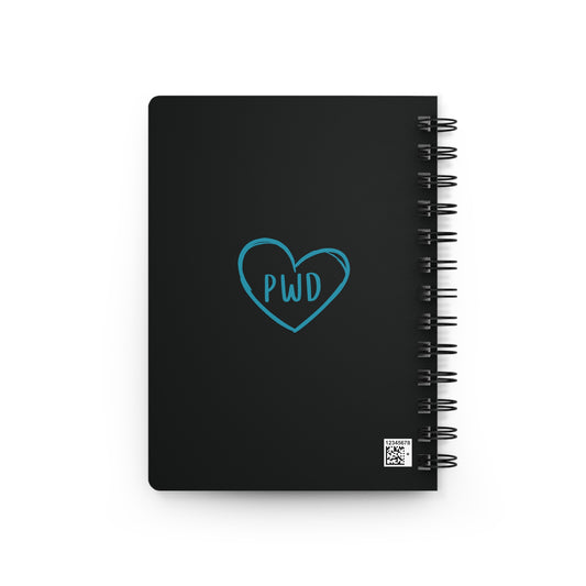 PWD| Bundle of 2 Spiral Bound Dance Journal/Notebook, Personalized - Hearts