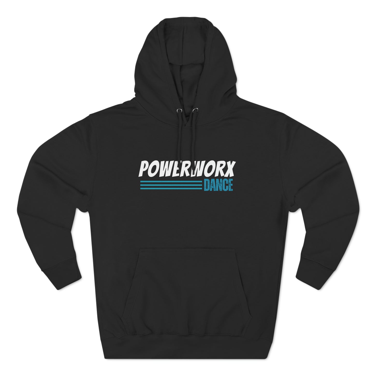 PWD | Adult Unisex Fleece Hoodie| Powerworx 3 lines