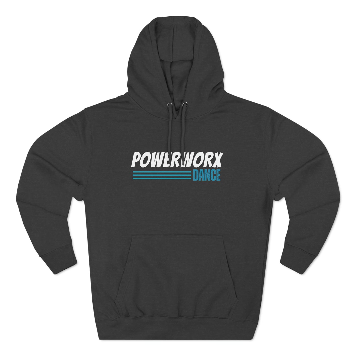 PWD | Adult Unisex Fleece Hoodie| Powerworx 3 lines