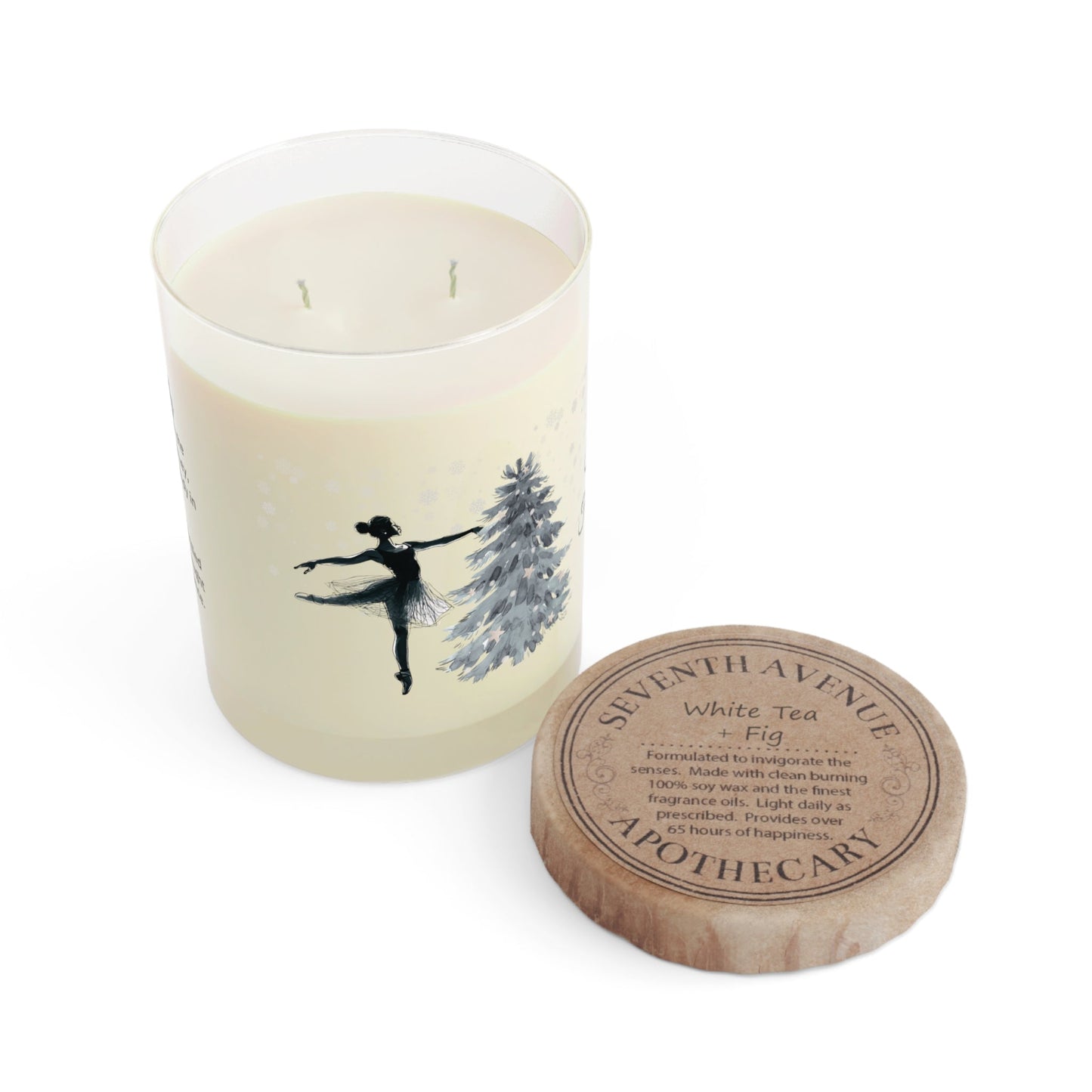 Dance Teacher Scented Message Candle - Full Glass, 11oz personalized gift for dance teacher| dance teacher gifts