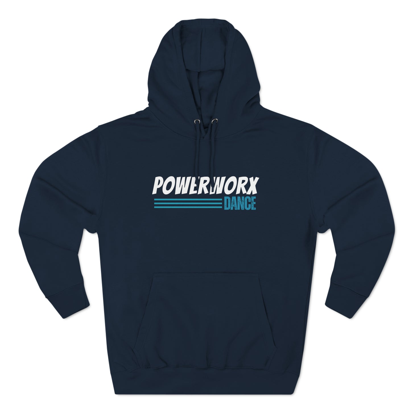 PWD | Adult Unisex Fleece Hoodie| Powerworx 3 lines