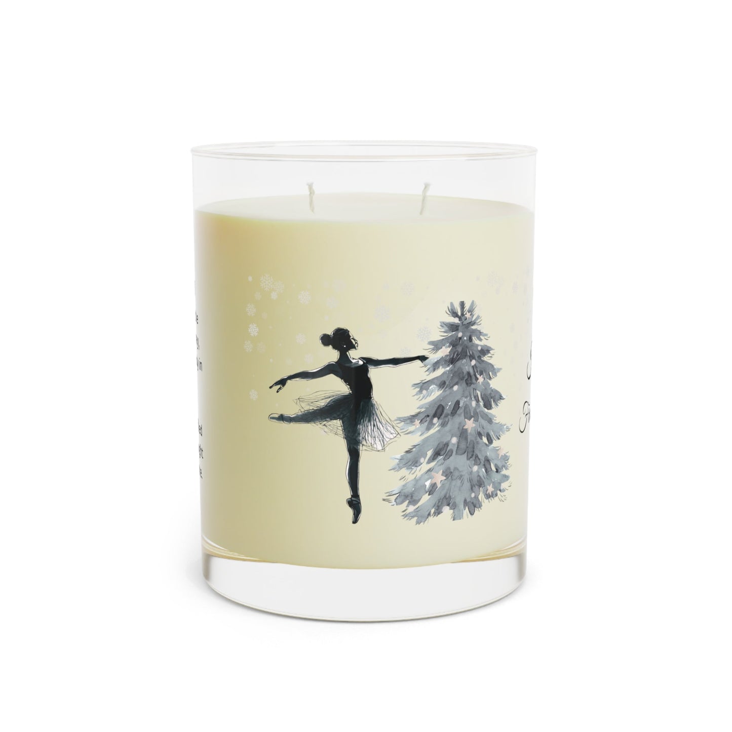 Dance Teacher Scented Message Candle - Full Glass, 11oz personalized gift for dance teacher| dance teacher gifts
