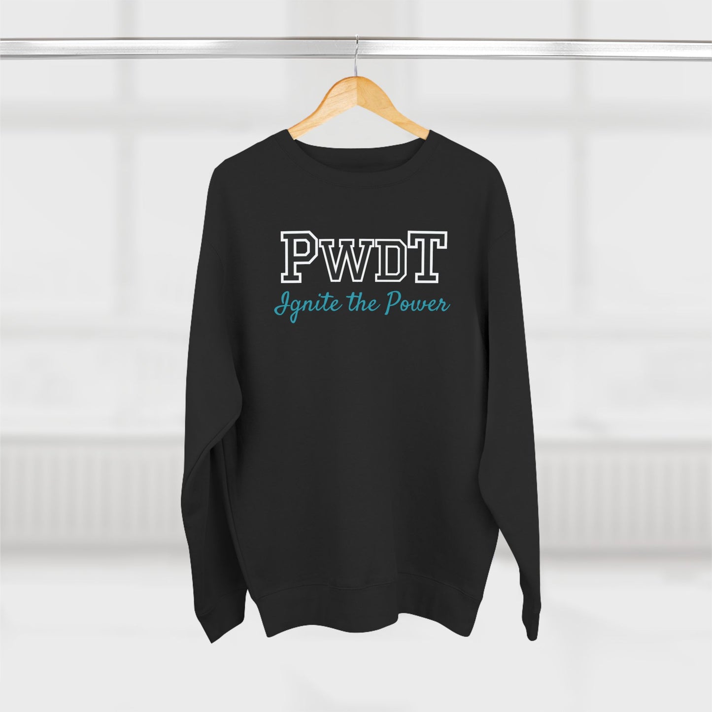 PWD | Adult Unisex Sweatshirt | script Ignite PWDT