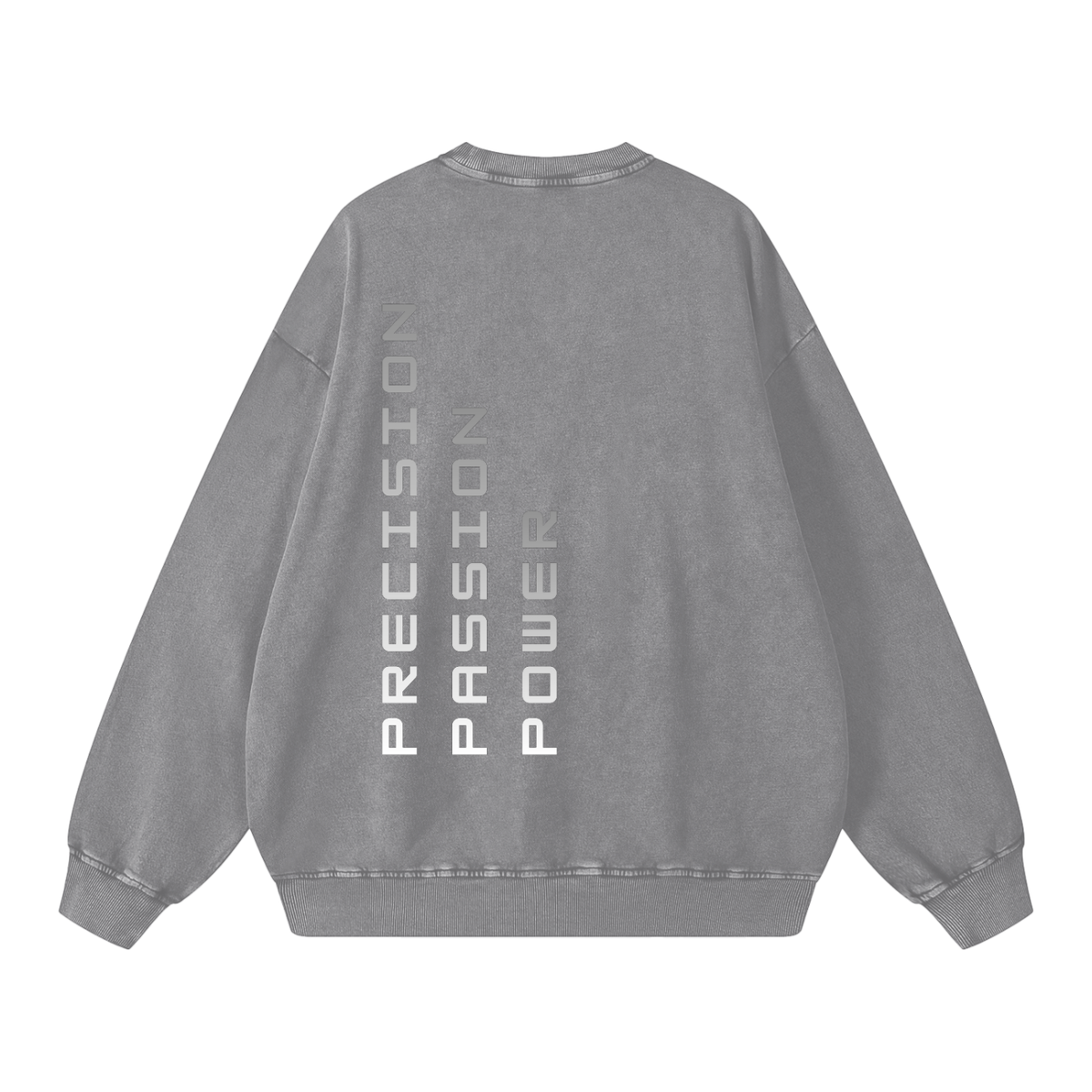PWD STAFF Snow Washed Oversized Sweatshirt- 3P