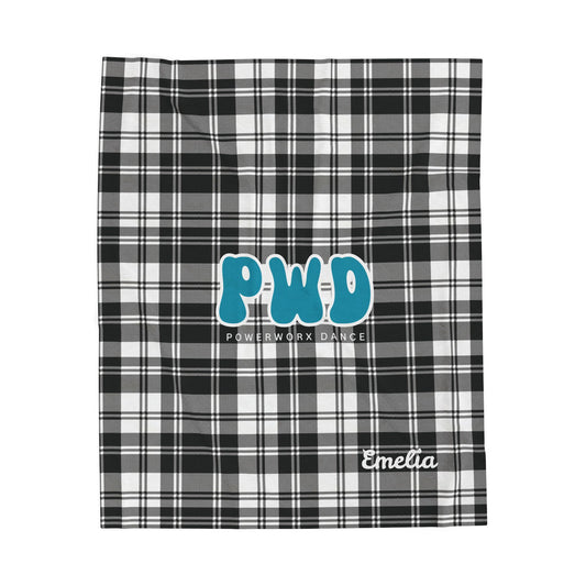 PWD |Cozy Plaid Velveteen Plush Blanket