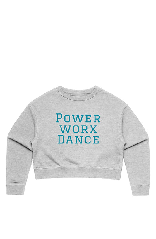 PWD | Womens Crop Crew| collegiate