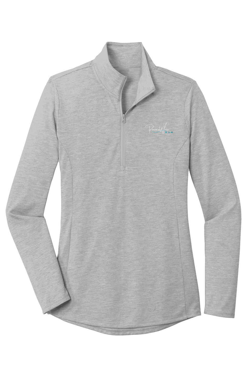 PWD | Womens PosiCharge Tri Blend Wicking 1/4 Zip