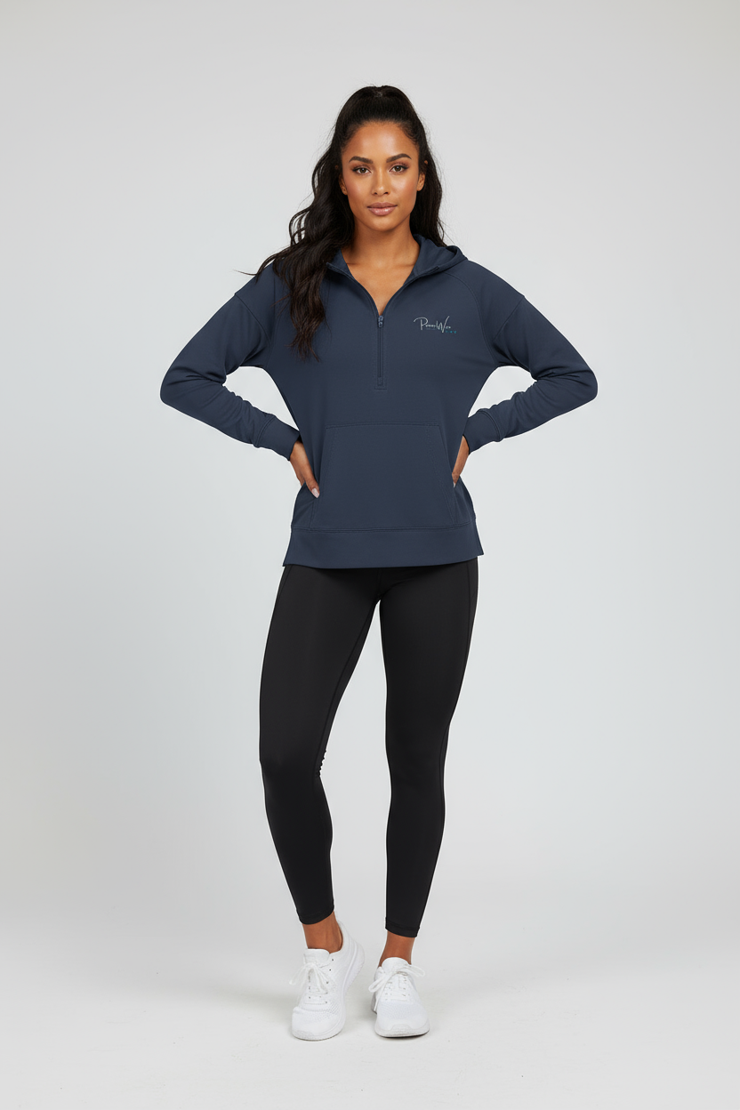 PWD |Stretch 1/2 Zip Hoodie| PW Dancemom