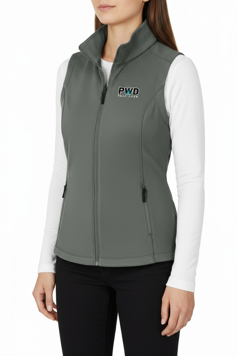 PWD| Embroidered Fleece Vest, Men's and Women's |Prop Crew