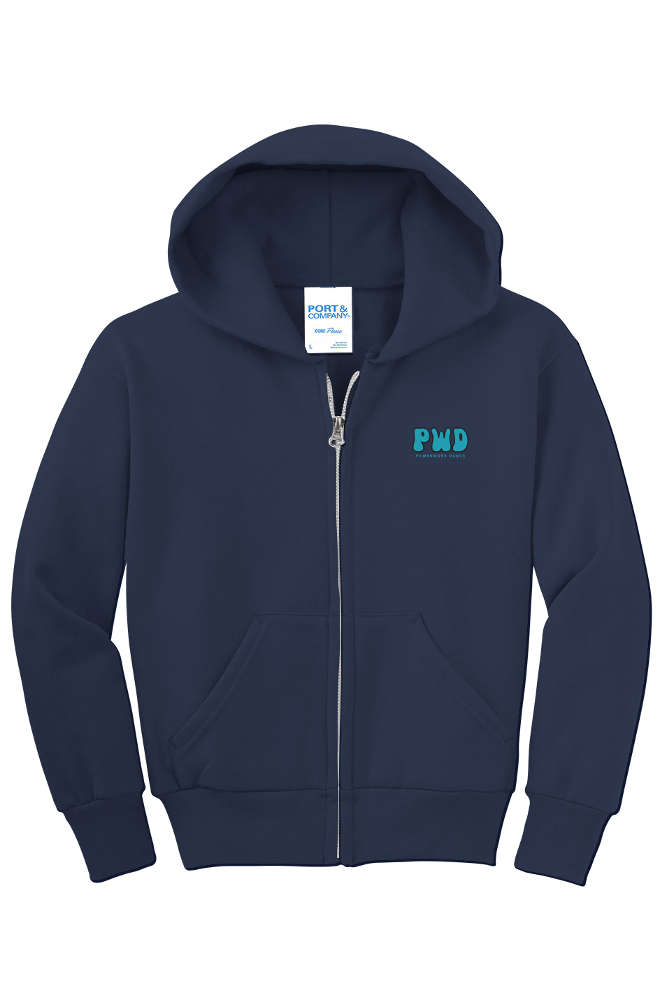 PWD| Kids| Youth Full Zip Fleece Hoodie - PWD