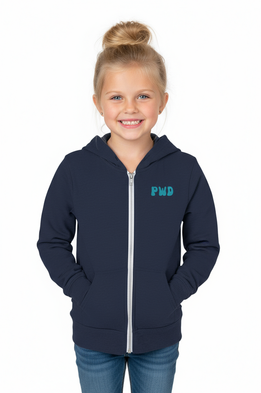 PWD| Kids| Youth Sponge Fleece Full-Zip Hoodie - Power