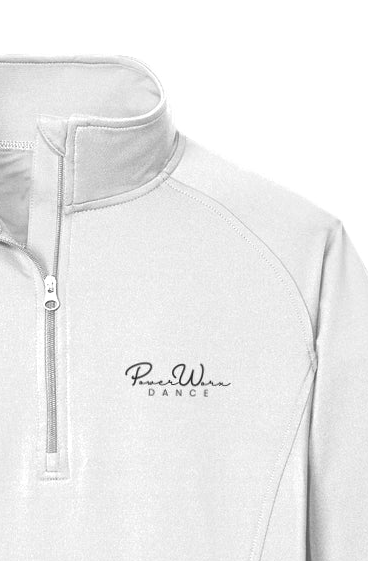 PWD| Womens Sport Wick 1/4 Zip Pullover - Script2