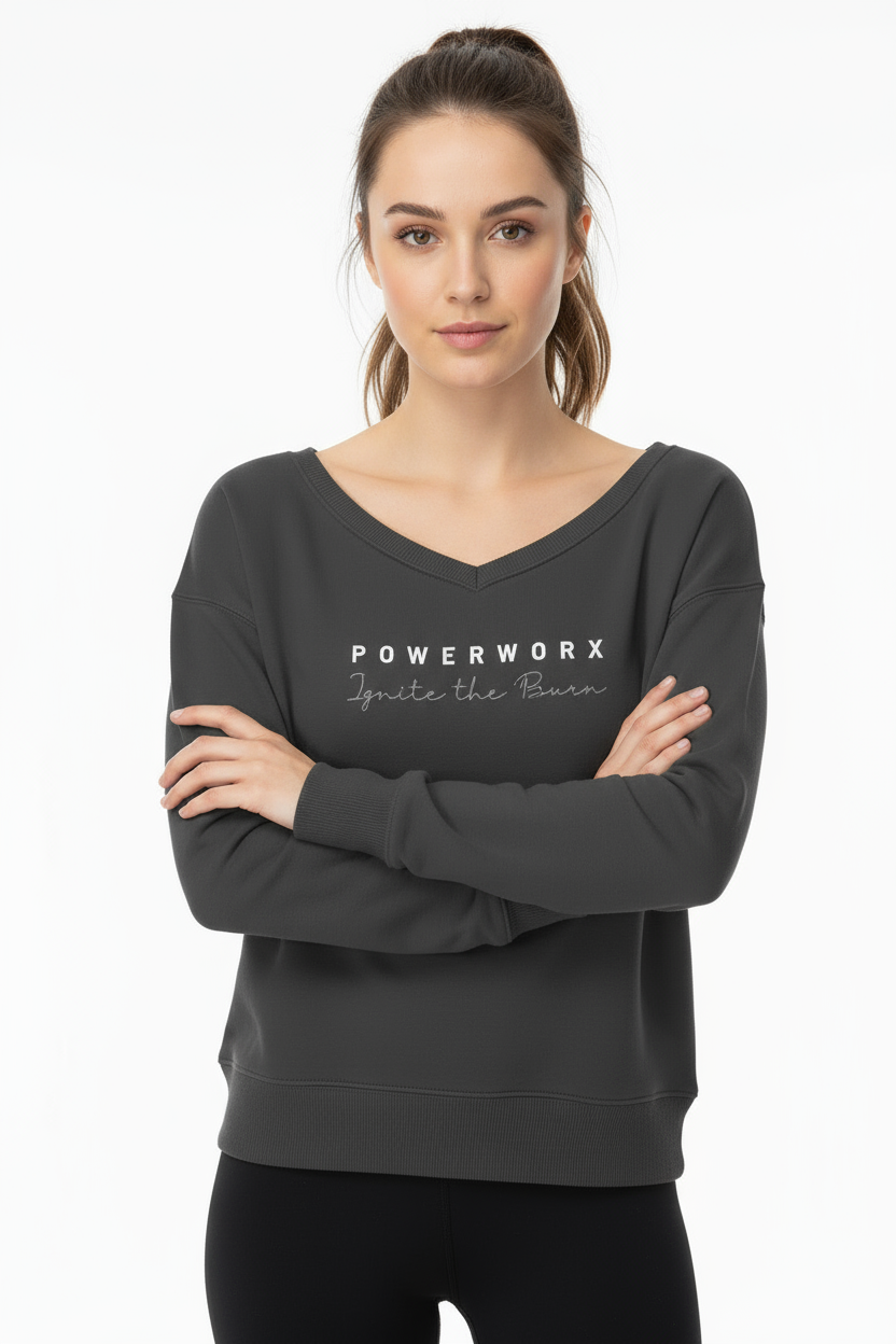 PWD |Beach Wash V Neck Sweatshirt - Ignite