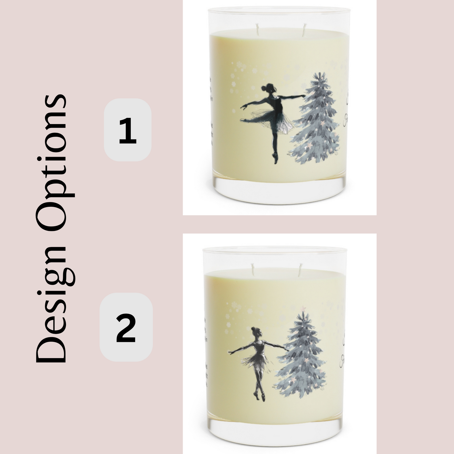 Dance Teacher Scented Message Candle - Full Glass, 11oz personalized gift for dance teacher| dance teacher gifts