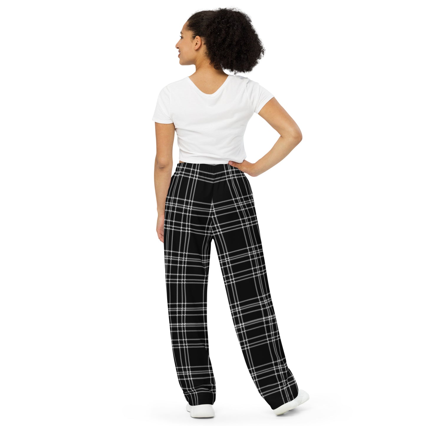 PWD| unisex wide-leg pants | Plaid Power