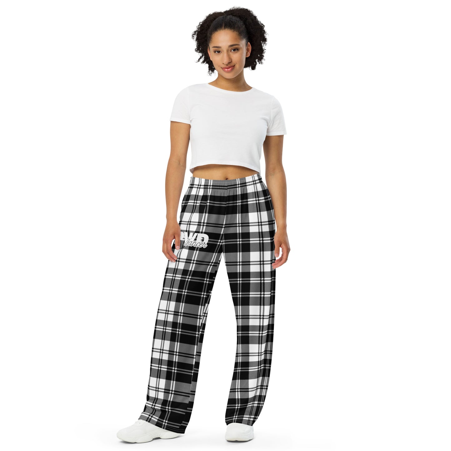 PWD| unisex wide-leg pants | plaid loungers