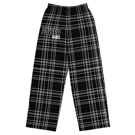 PWD| Adult unisex wide-leg pants | Plaid Power