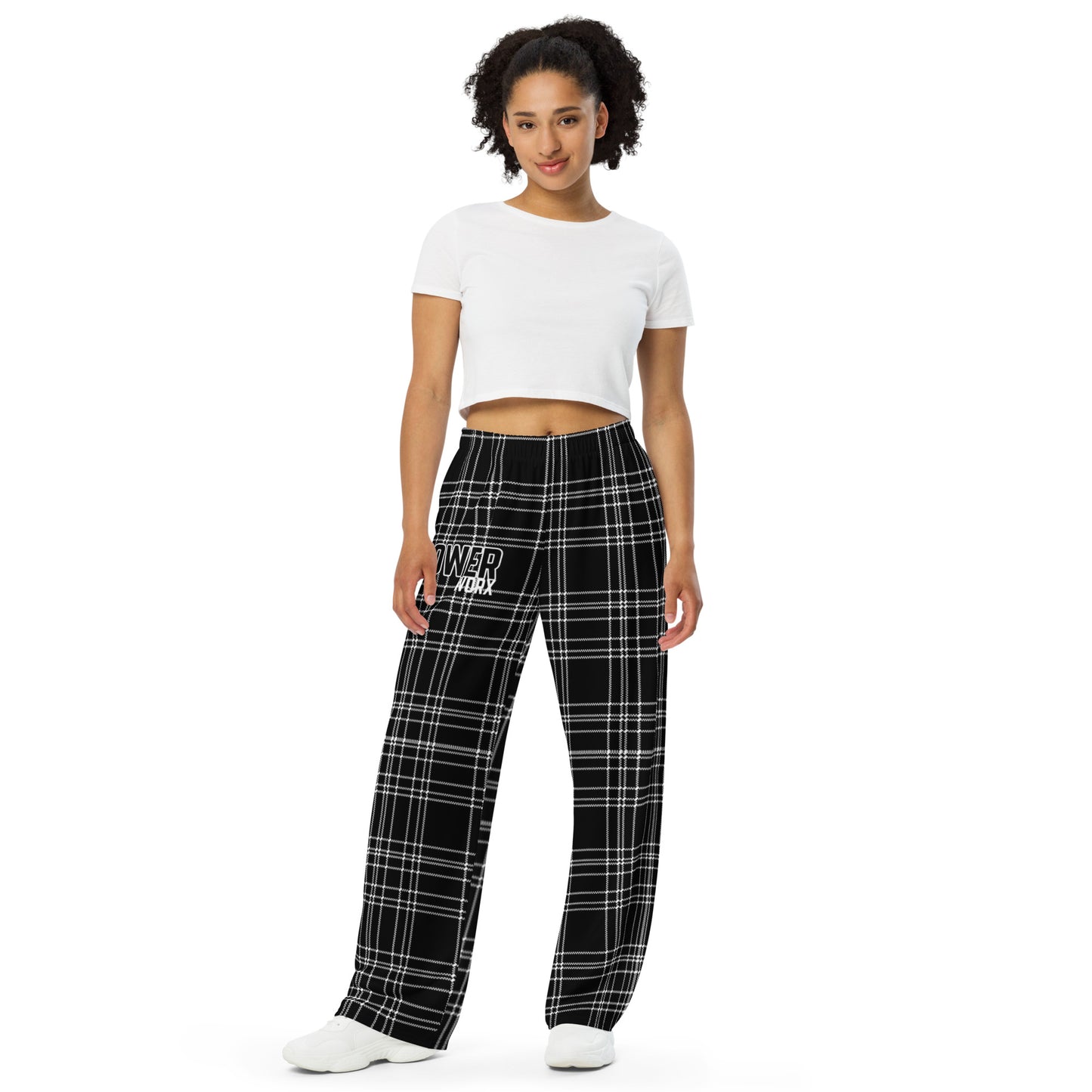 PWD| unisex wide-leg pants | Plaid Power