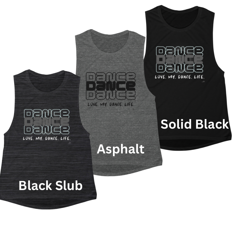 Women's Flowy Athletic Tank| Dance | with personalization