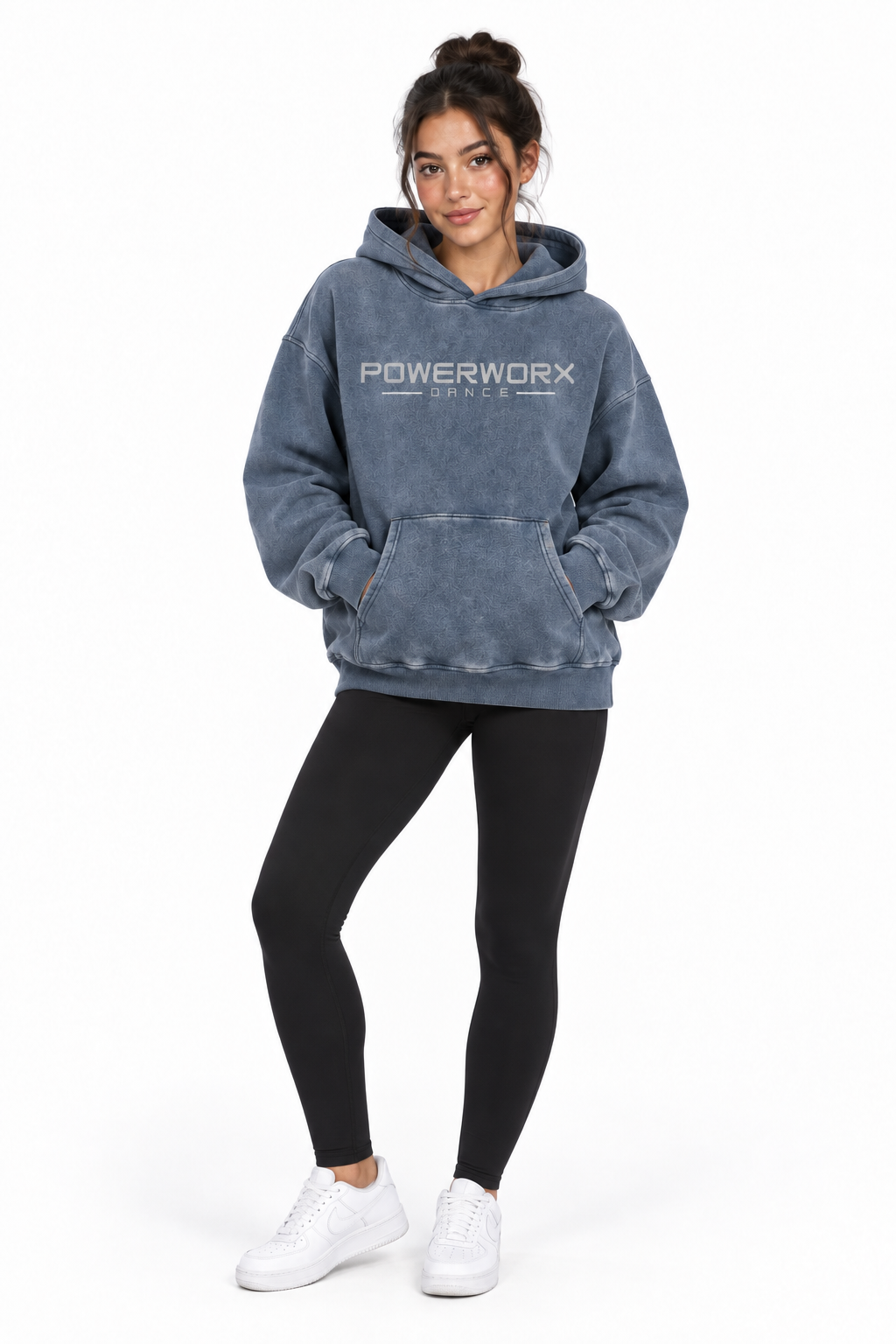 (PWD) Snow Wash Fleece Oversize Hoodie - 3P