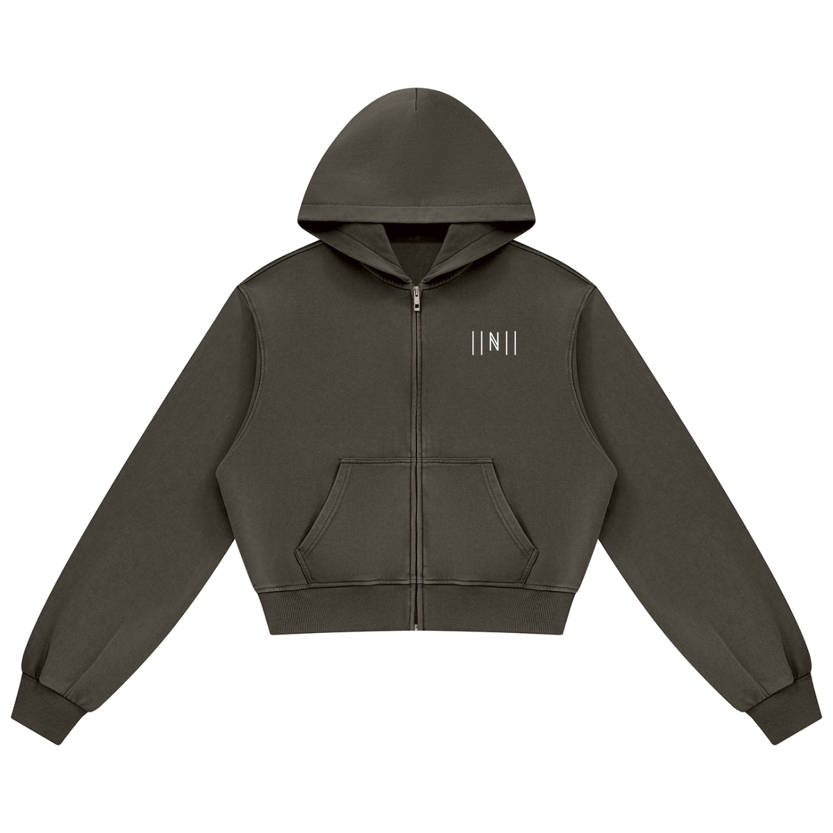 Women's Mineral Wash Full Zip Hoodie