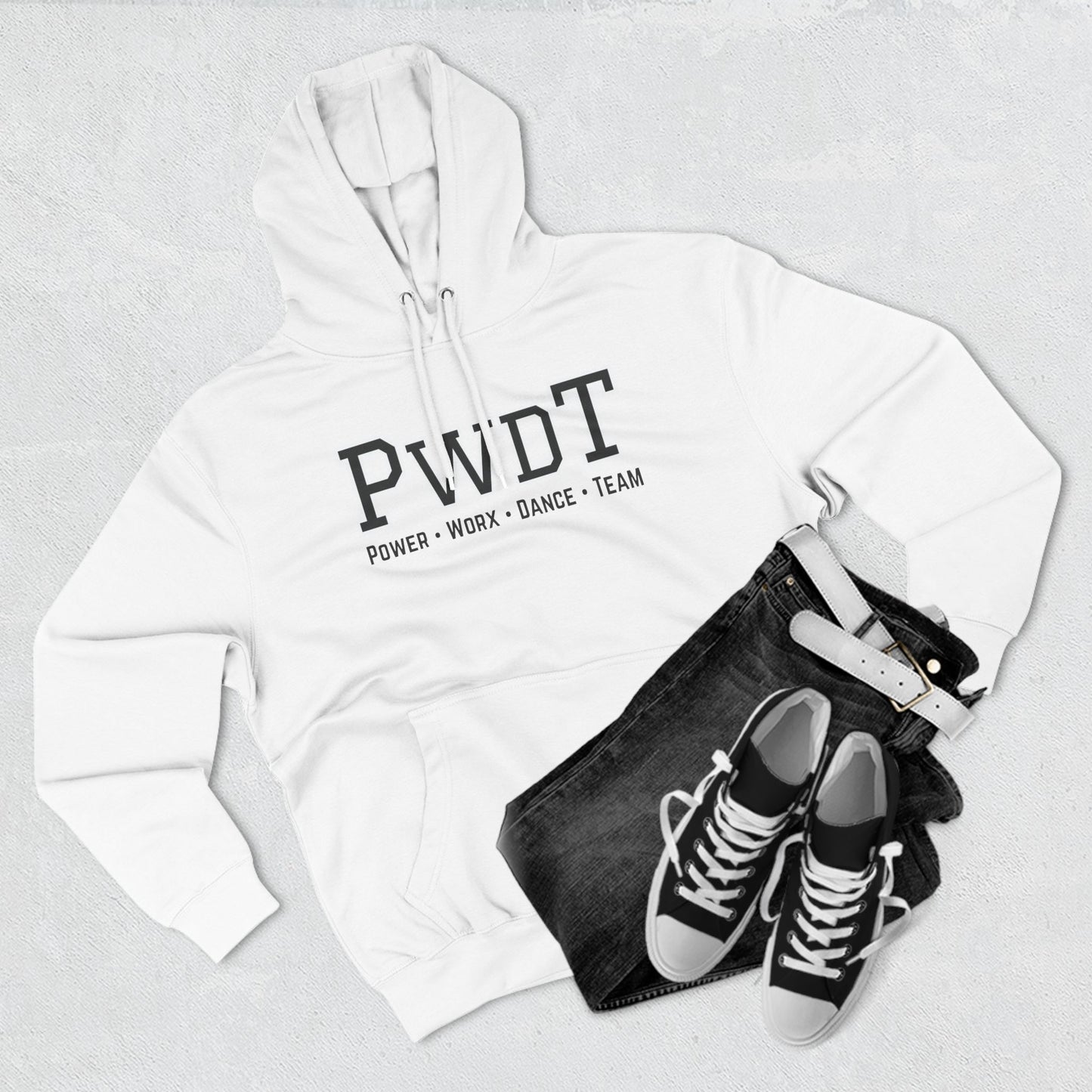 PWD | Adult Unisex Fleece hoodie | PWDT |Three-Panel Fleece Hoodie | Home Team