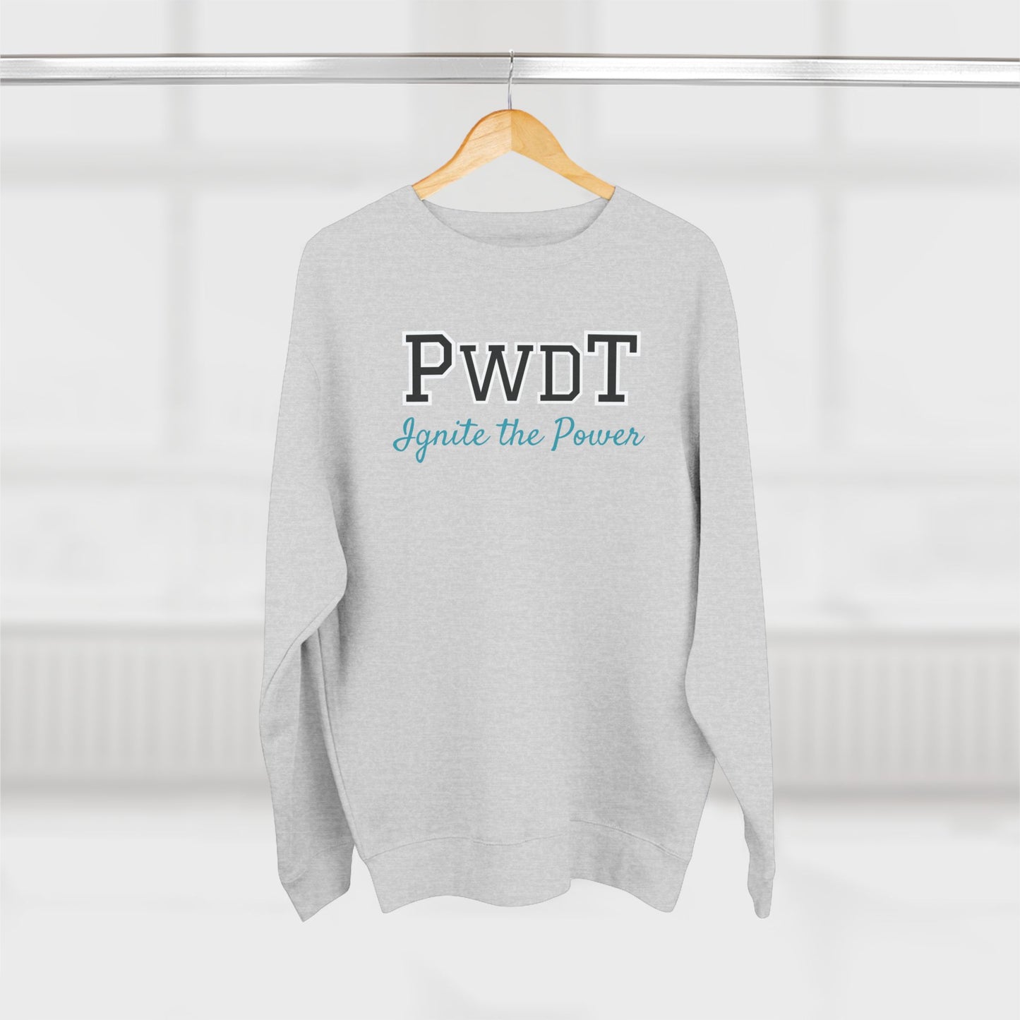 PWD | Adult Unisex Sweatshirt | script Ignite PWDT