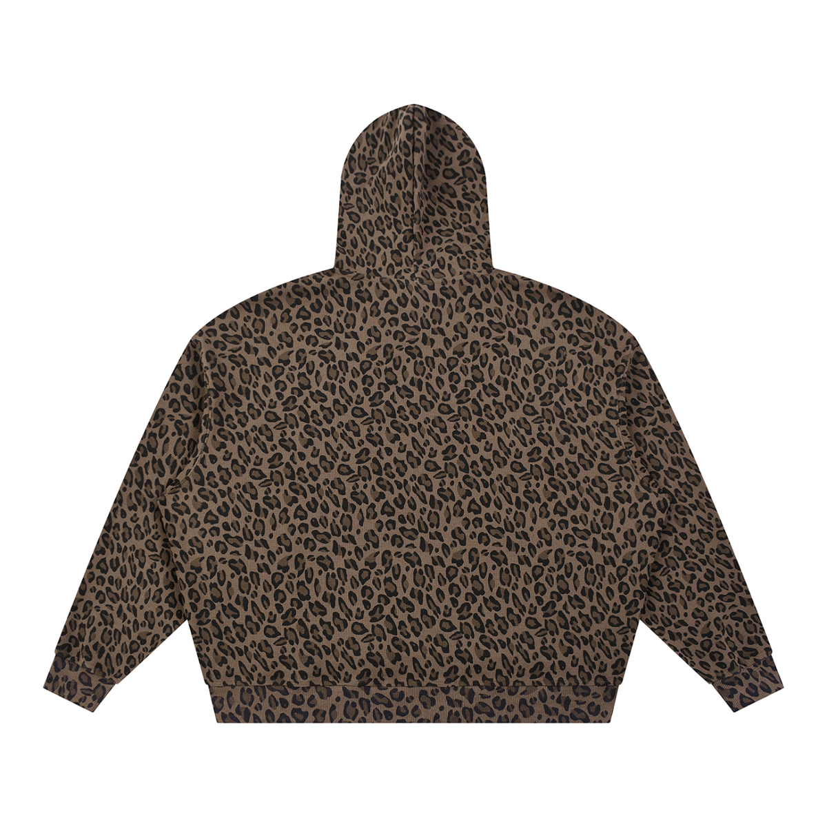 N||Element Unisex Boxy Leopard Print Hoodie