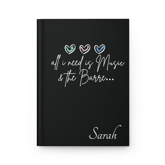 Journal for girls gift for daughter notebook | ballet dancer notebook| gift to friend| journal hardcover