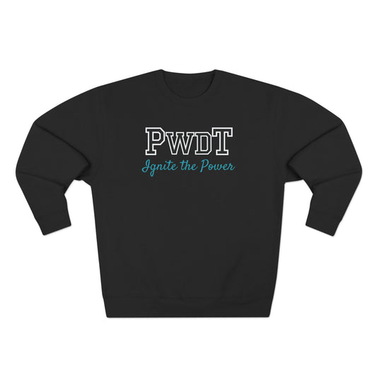 PWD | Adult Unisex Sweatshirt | script Ignite PWDT
