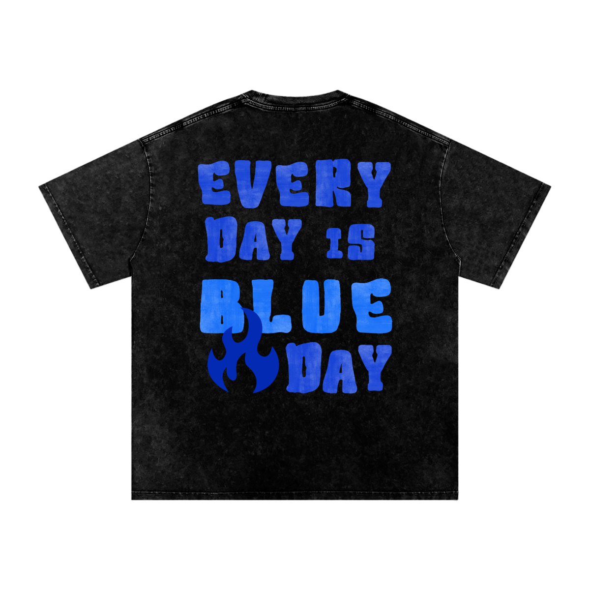 (PWD) Snow Washed Oversized Cotton T-Shirt