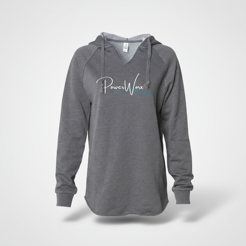 PWD| Womens Lightweight Wash Hooded Pullover