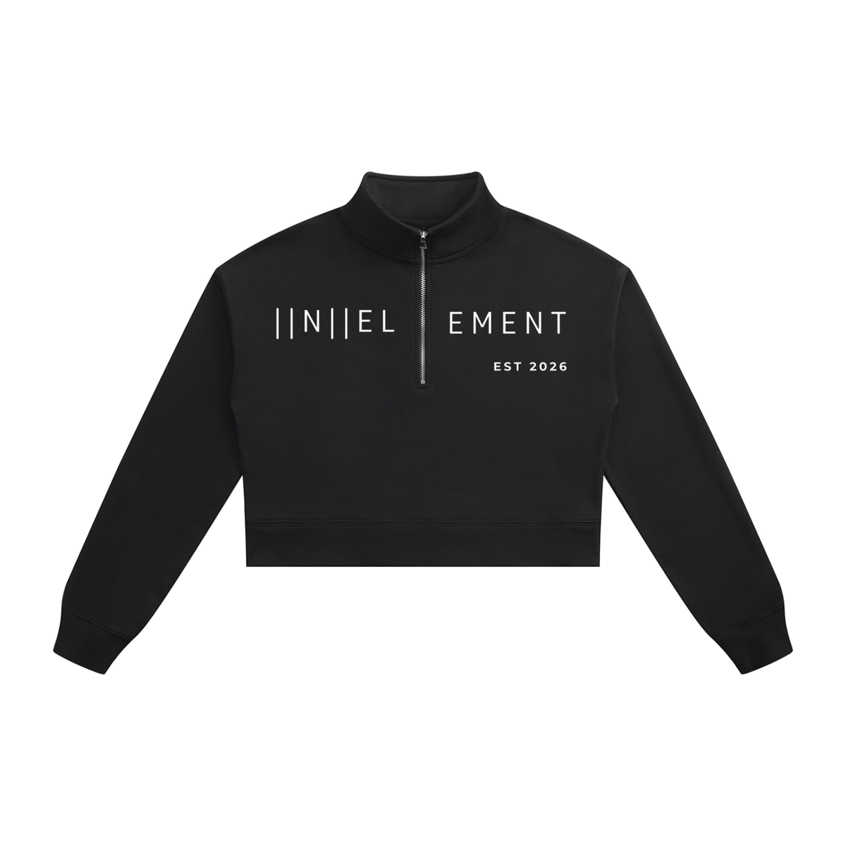 Women's Crop Quarter-Zip Sweatshirt