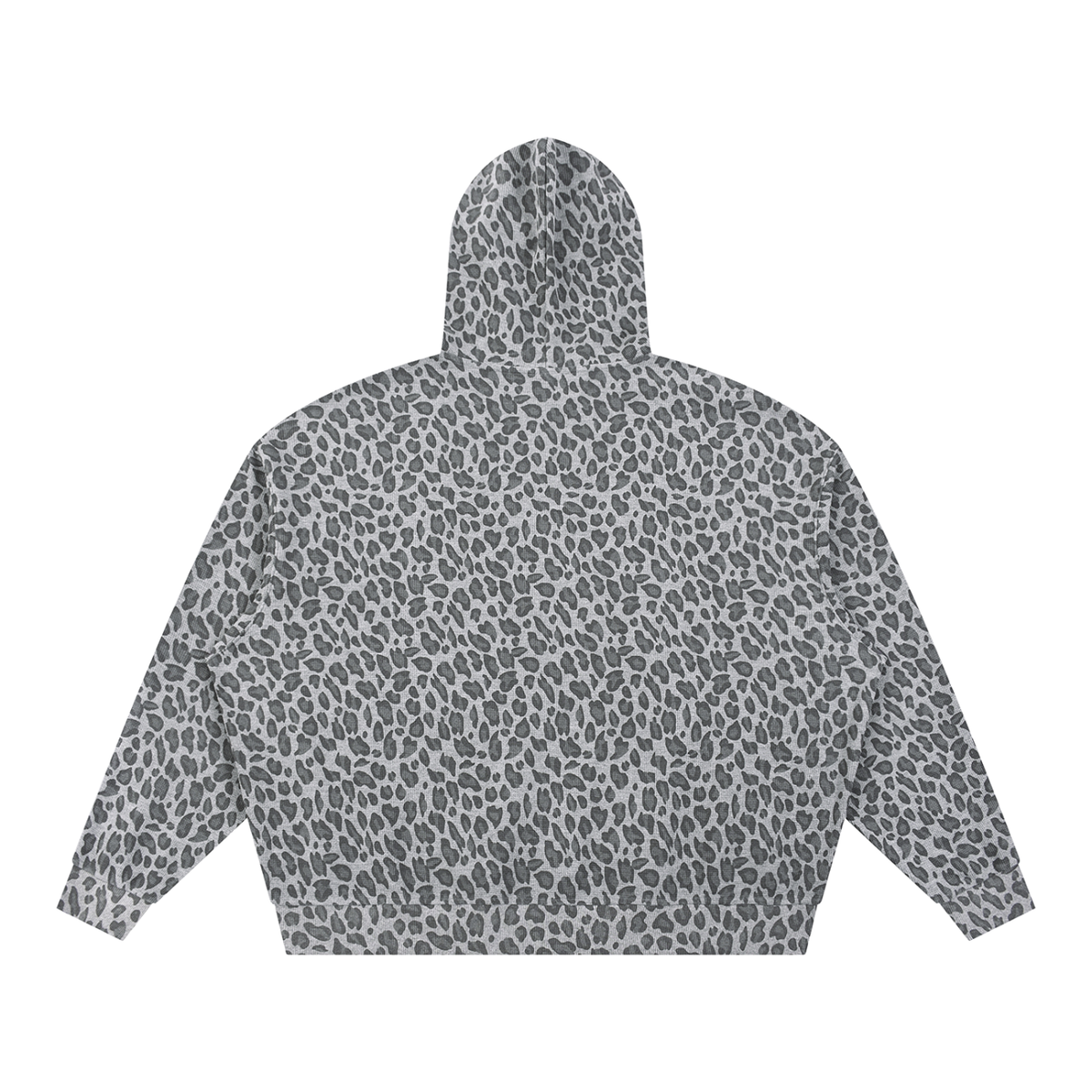 N||Element Unisex Boxy Leopard Print Hoodie