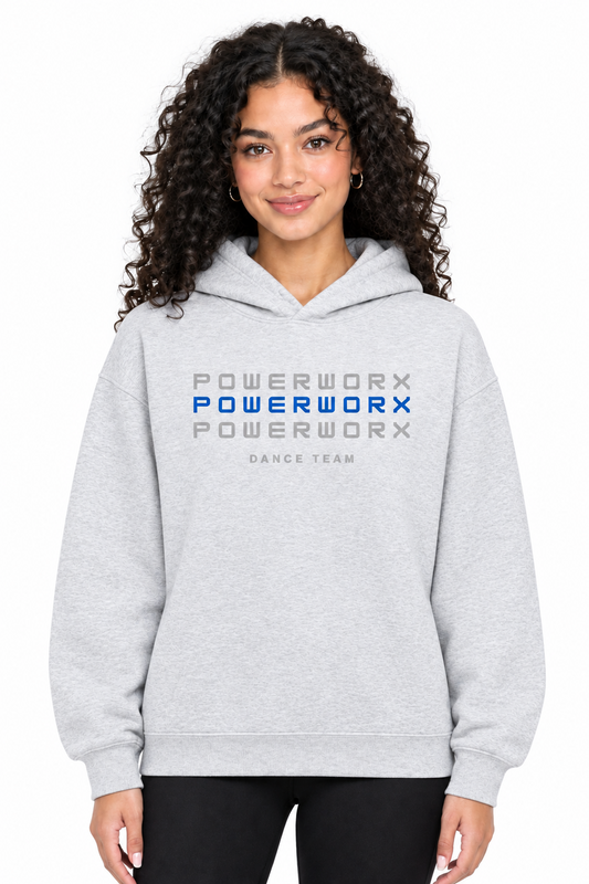 (PWD) Fleeced Boxy Hoodie - stripe