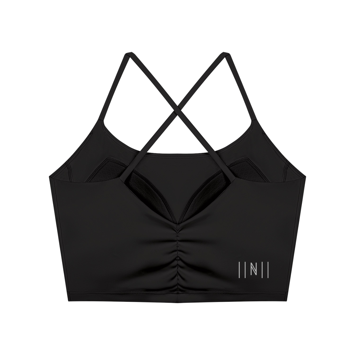 Women's Ruched Cropped Yoga Tank Top