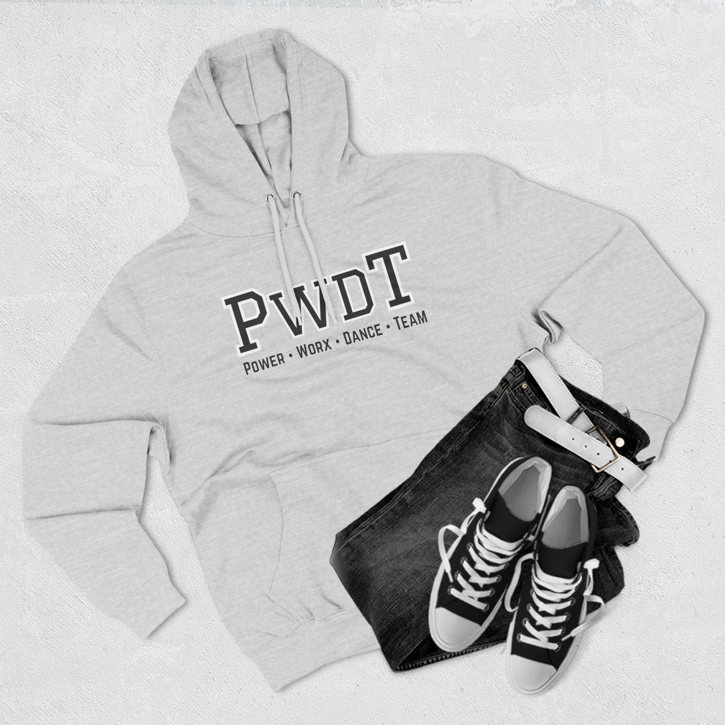 PWD | Adult Unisex Fleece hoodie | PWDT |Three-Panel Fleece Hoodie | Home Team