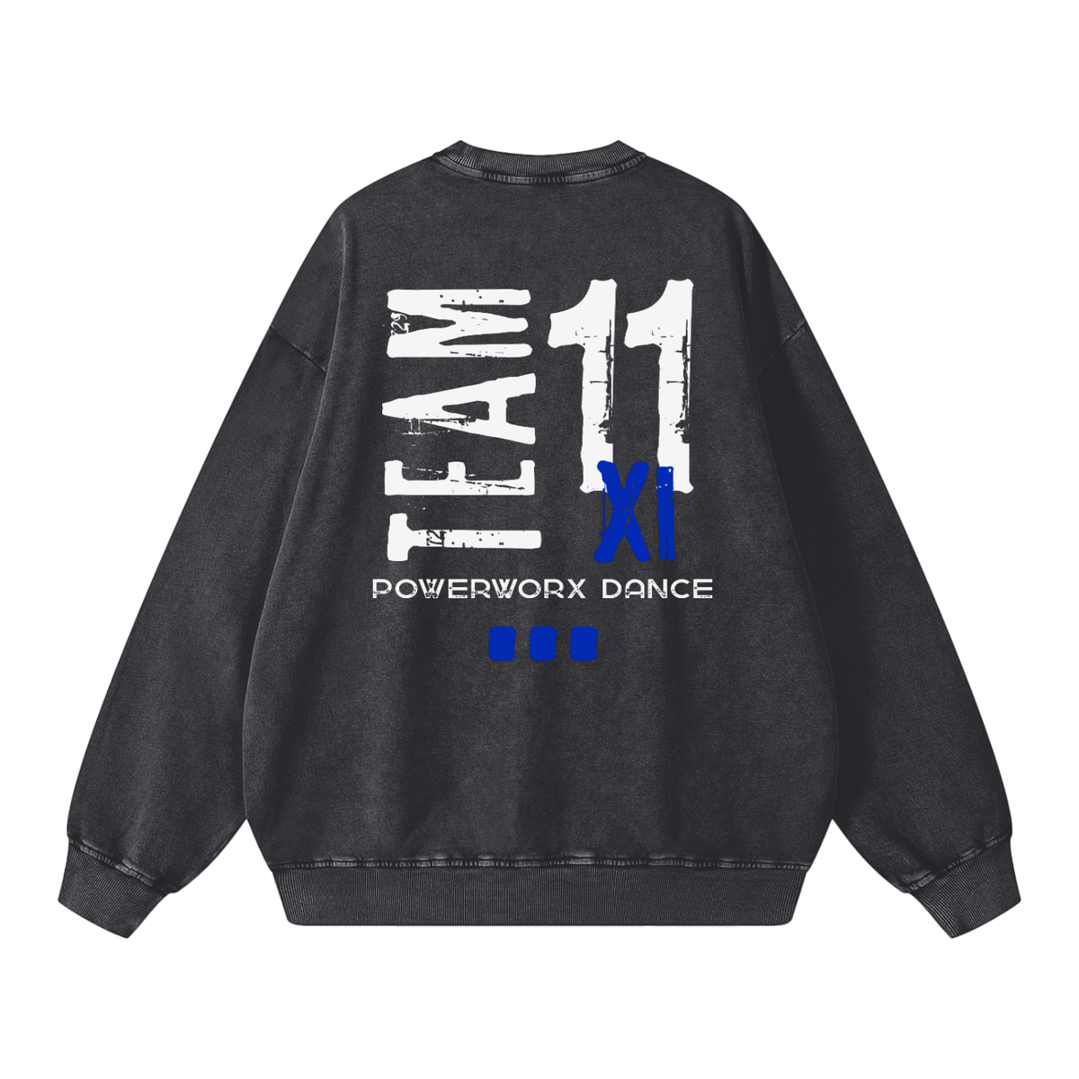 (PWD) Unisex Snow Washed Oversized Sweatshirt - Team 11