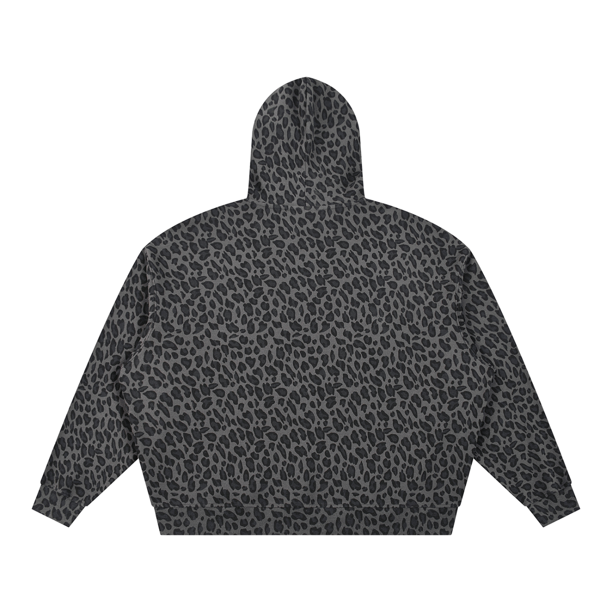 N||Element Unisex Boxy Leopard Print Hoodie