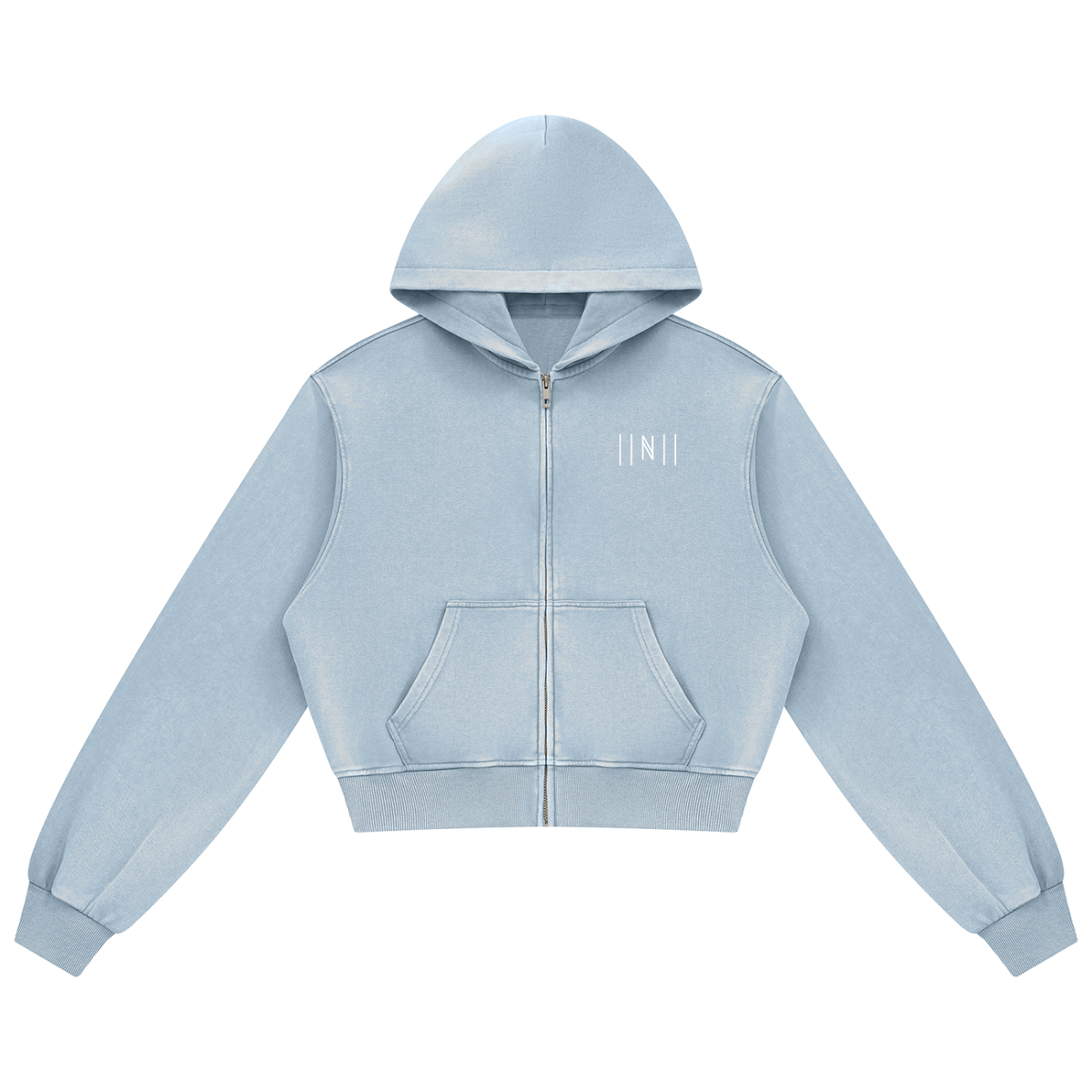 Women's Mineral Wash Full Zip Hoodie