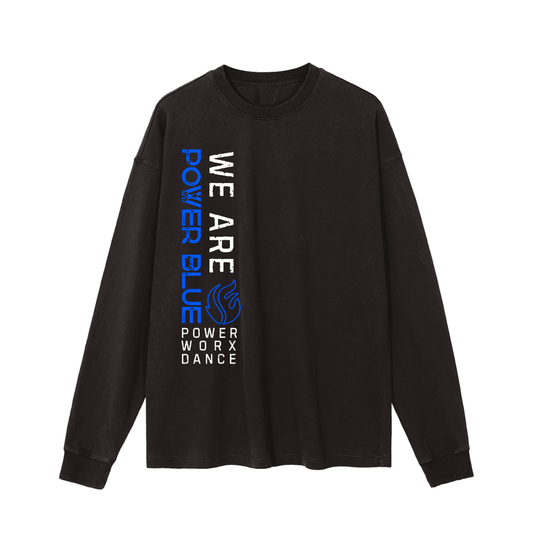 (PWD) Unisex Vintage Washed Long Sleeve T-Shirt