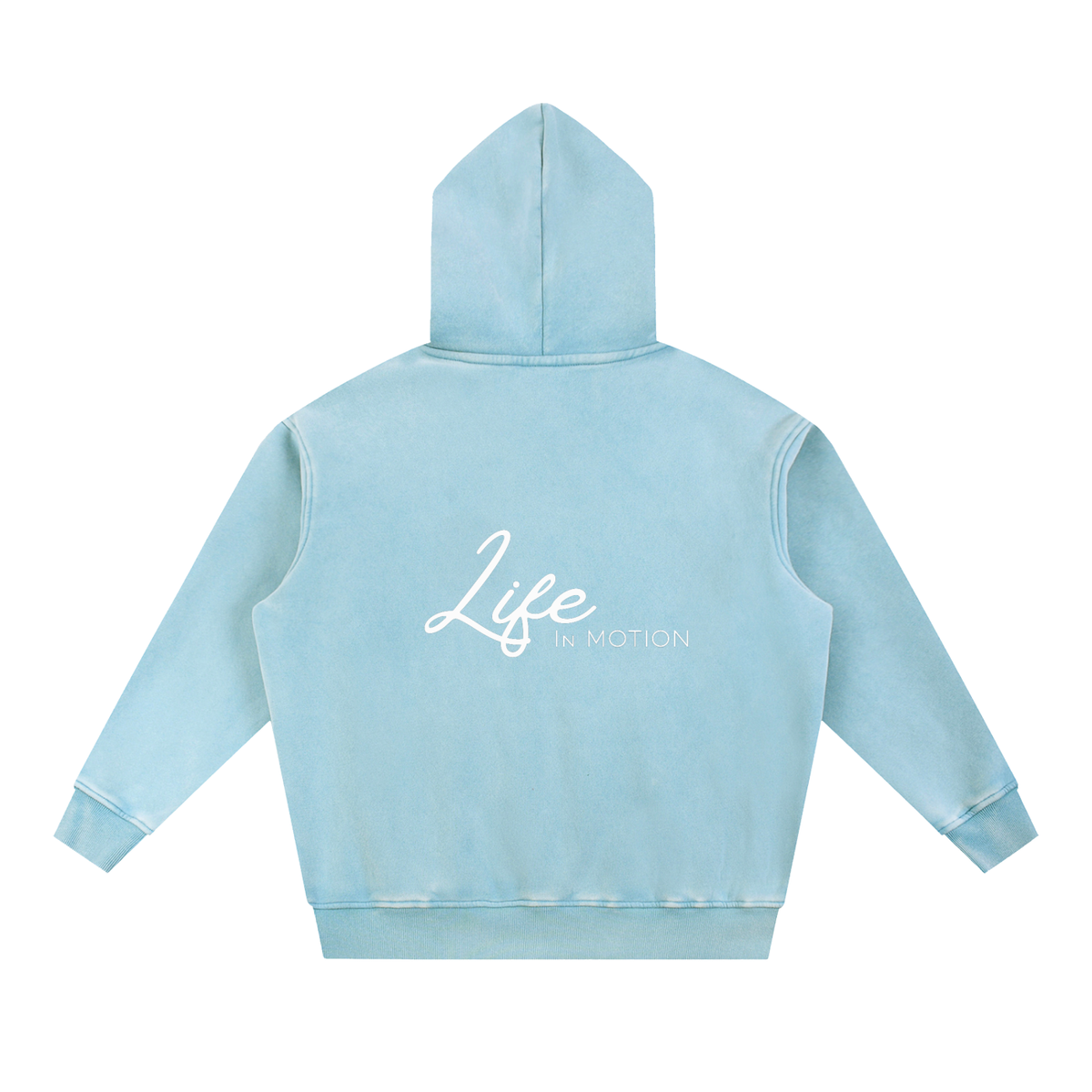 Snow Wash Fleece Oversize Hoodie