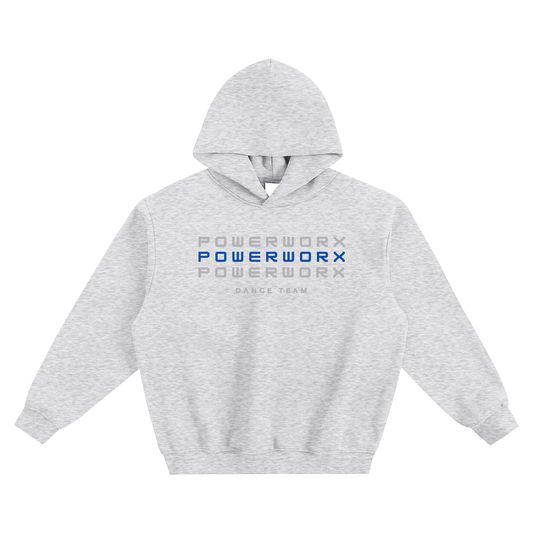 (PWD) Fleeced Boxy Hoodie - stripe