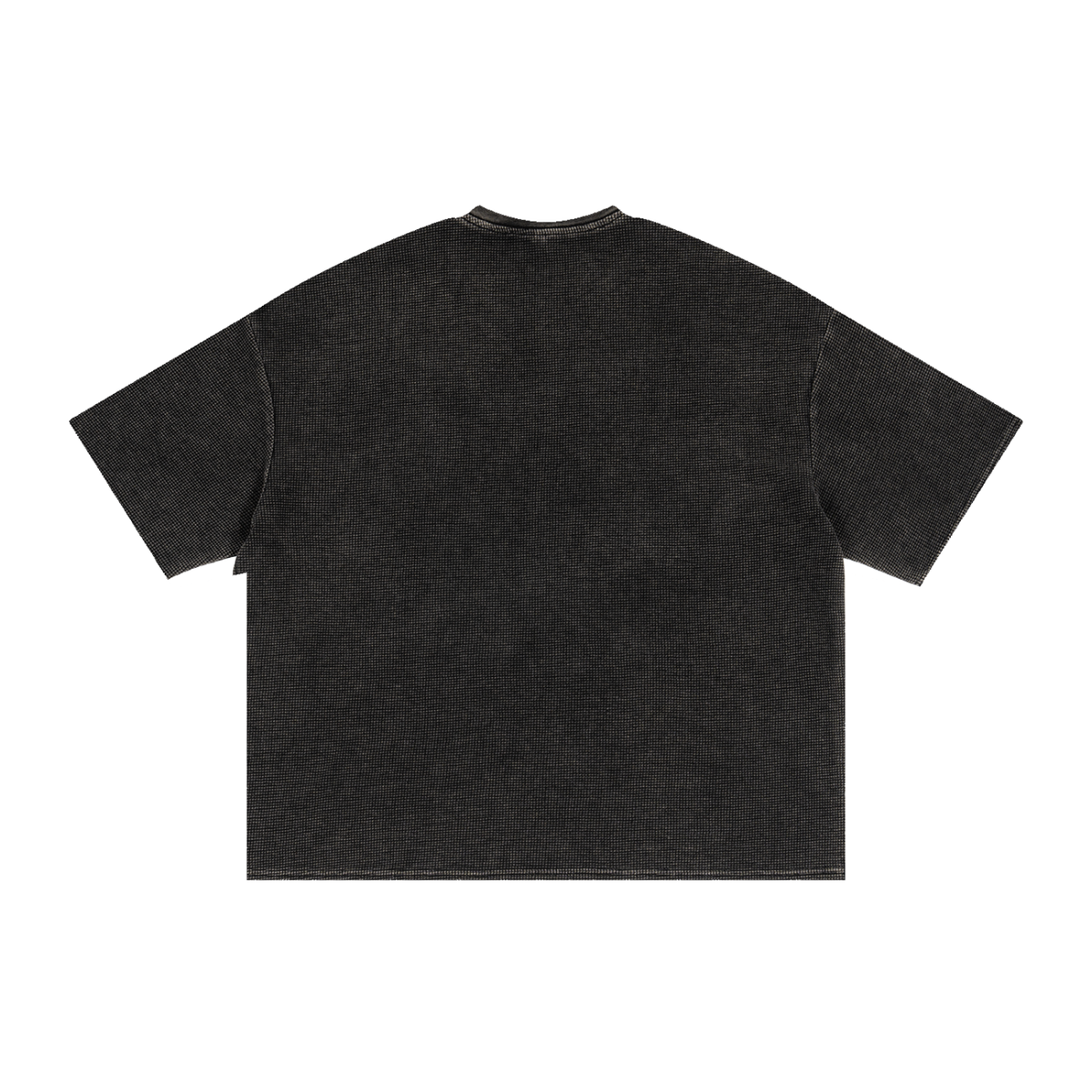 (PWD) Textured Waffle Washed Boxy T-Shirt