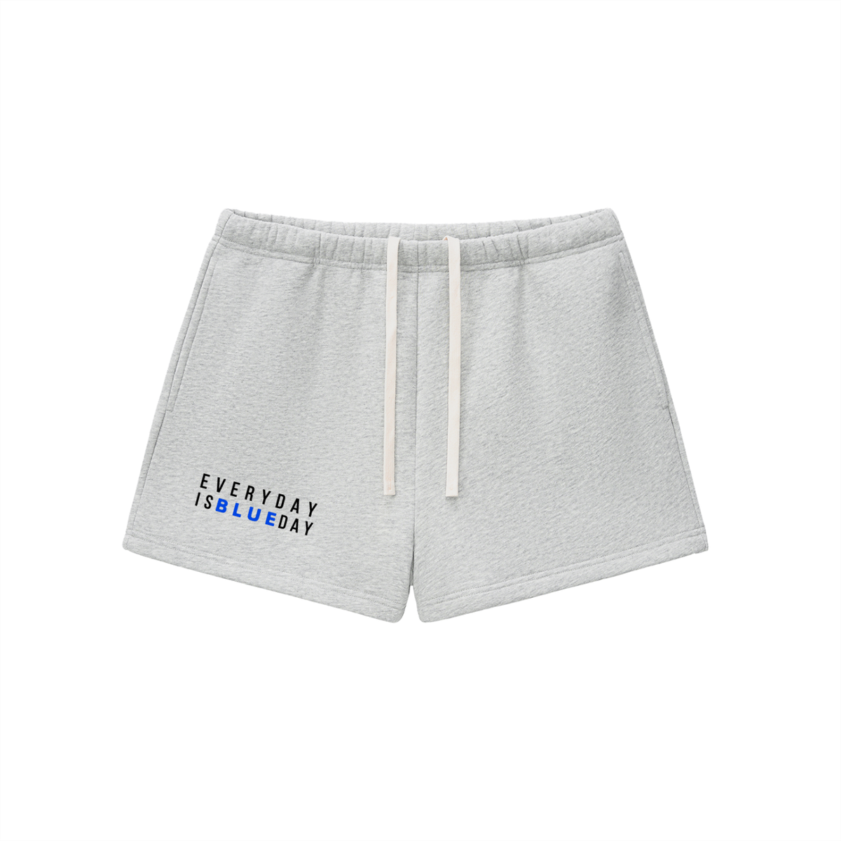 (PWD) Essential Fleece Drawstring Sweatshorts - Blue Day