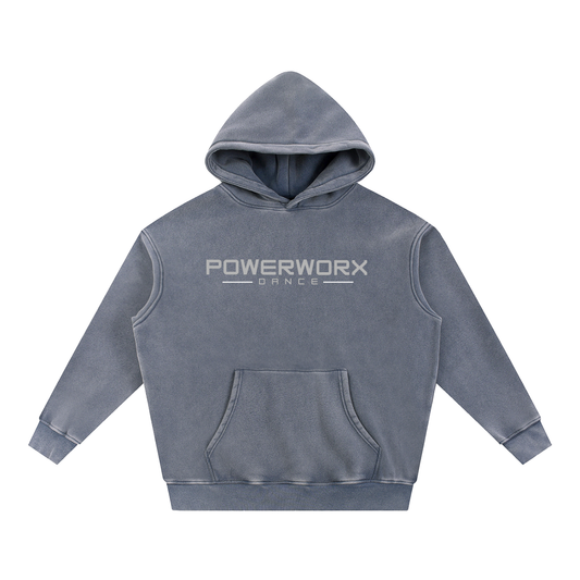 (PWD) Unisex Snow Wash Fleece Oversize Hoodie - 3P
