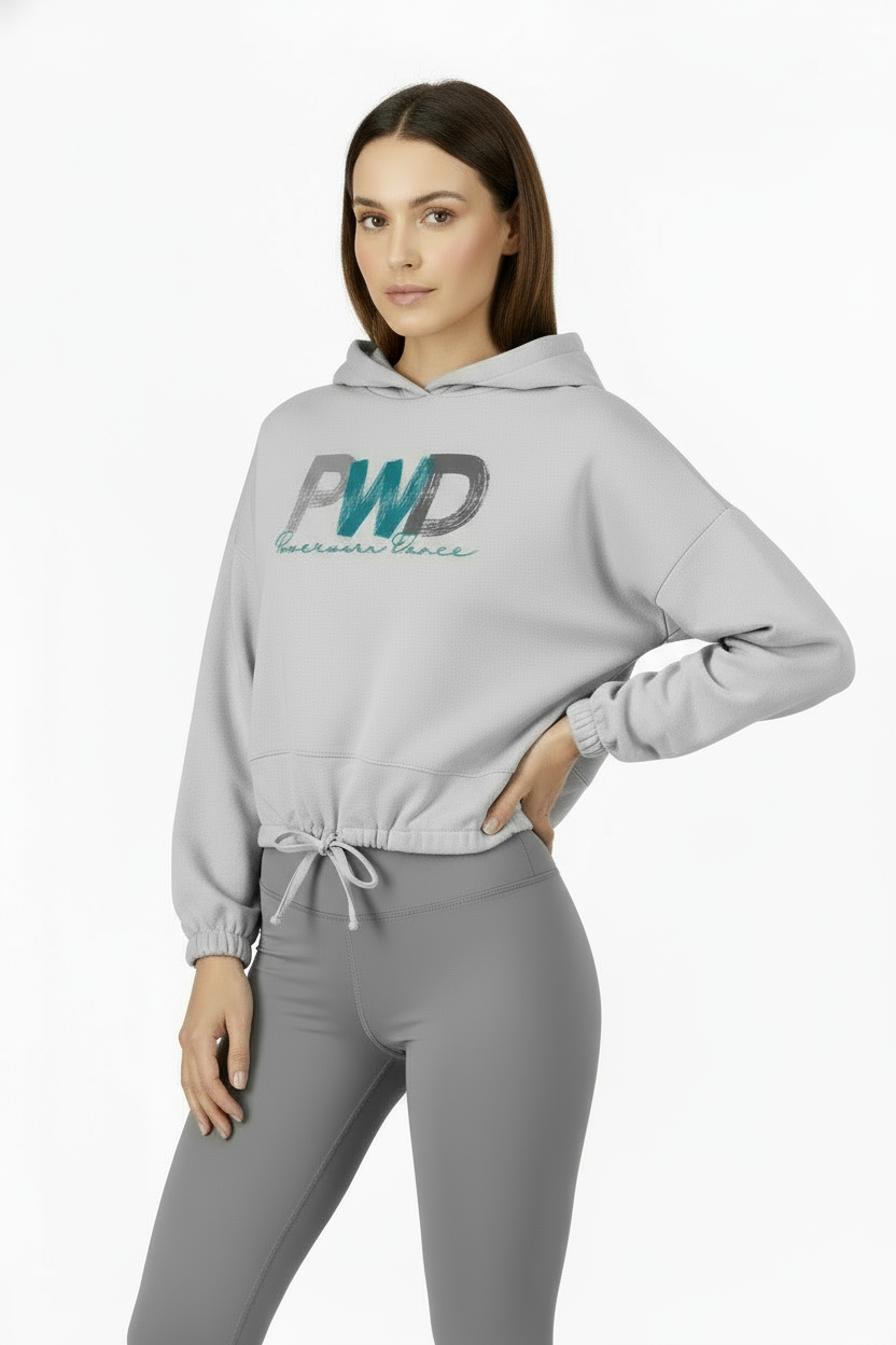 PWD | Women’s Cropped Oversize Hooded Sweatshirt
